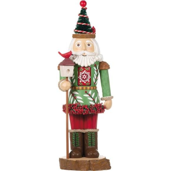 Noble Nutcracker Figure, Christmas Decoration 4.75x13.75x4.5 Inches - Picture 3 of 4